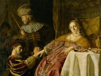 GG 253  GG 253, Jan Victors (1620-nach 1676), Esther und Haman, 1642, Leinwand, 192 x 167cm
